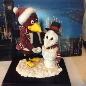University of South Carolina Mascot and Snowman Holiday Collectible